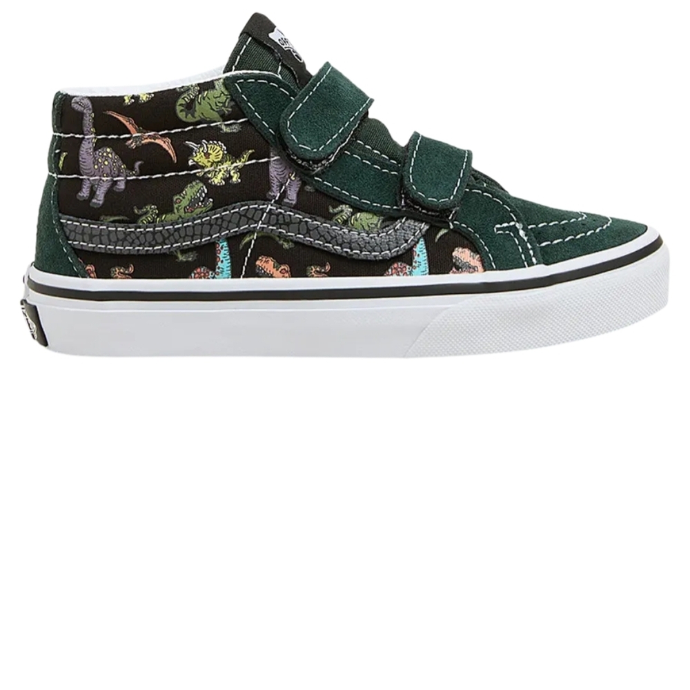 Vans SK8-Mid Reissue V Kids Green/Glow Dino Sneakers